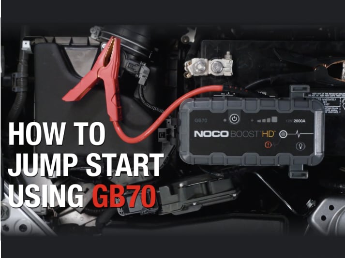 How to jump start using your NOCO Boost GB70 - AutoZone